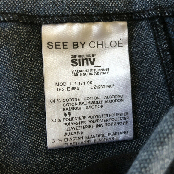 See By Chloe Stretchy Legging Slip On Pants - Picture 4 of 5
